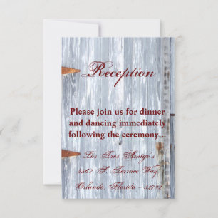 3,5x5 Carte de réception Lave-linge blanc Bois Gra