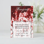 3,5x5 Carte de réception Spltter de sang Vampire g (Debout devant)