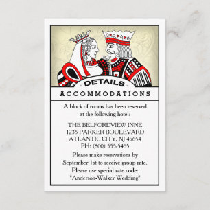 3.5x5 Details Informatie Kaart - King & Queen