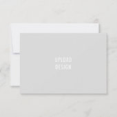 3.5x5 Flat Kaart Landscape Upload uw ontwerp (Voorkant)