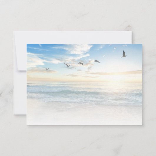 3.5x5 Funérailles Merci Remarque Plage Plage Océan (Dos)