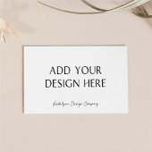 3,5x5" Horizontale Enclosure Response Card Aankondiging