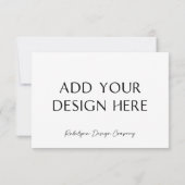 3,5x5" Horizontale Enclosure Response Card Aankondiging (Achterkant)