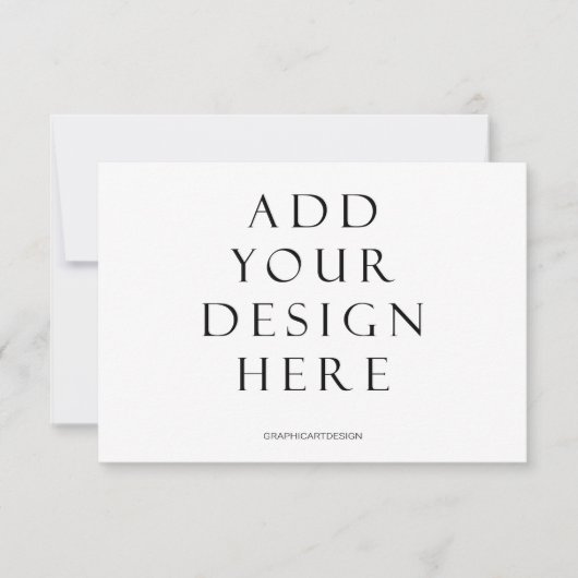 3,5x5-inch horizontale Kaart afdrukken Upload uw o (Voorkant)