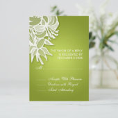 3,5x5 Lime Lily Bouquet Elegant RSVP (Debout devant)