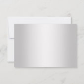 3,5x5 Orné Violet Argent Noir RSVP (Dos)