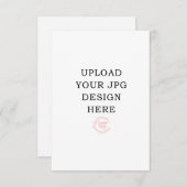 3,5x5 Prayer Kaart - Upload uw eigen ontwerp (Voorkant / Achterkant)