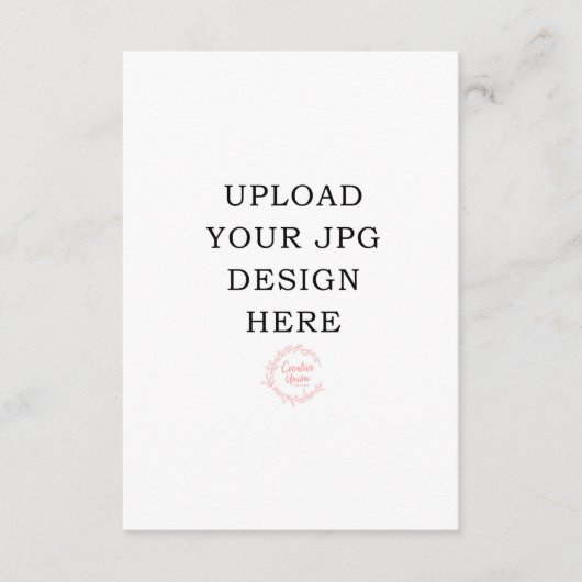 3,5x5 Prayer Kaart - Upload uw eigen ontwerp (Voorkant)