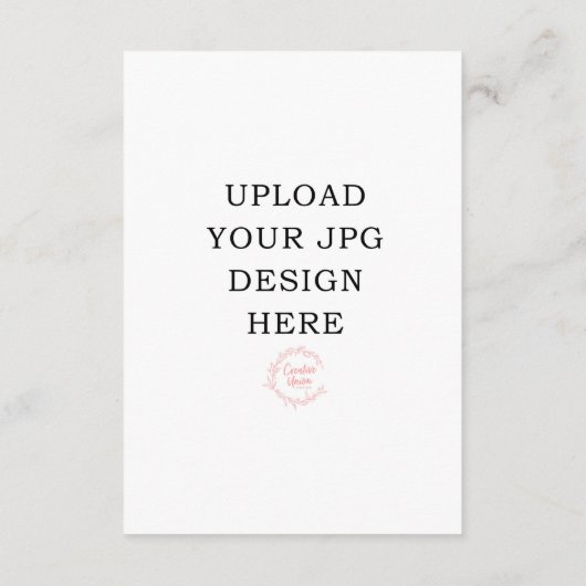 3,5x5 Prayer Kaart - Upload uw eigen ontwerp (Achterkant)