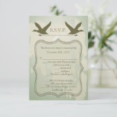 3,5x5 R.S.V.P. Duck Hunting Rustic (kaartland) RSVP Kaartje (Staand voorkant)