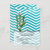 3.5x5 R.S.V.P. Kaart Boho Cacti Cactus Succulent B (Voorkant / Achterkant)