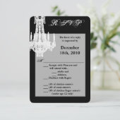 3.5x5 R.S.V.P. Kaart Crystal Kroonluchter Glitz Gl (Staand voorkant)