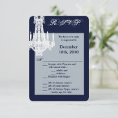 3.5x5 R.S.V.P. Kaart Crystal Kroonluchter Glitz Gl (Staand voorkant)