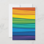 3.5x5 R.S.V.P. Kaart lgbtq regenboog vlag gay lesb (Achterkant)