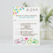 3.5x5 R.S.V.P. Kaart Liefhebbers Fietsfiets (Staand voorkant)