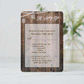 3.5x5 R.S.V.P. Kaart Mason Jar String Lights Schuu (Staand voorkant)