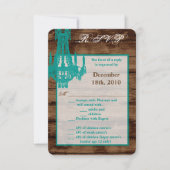 3.5x5 R.S.V.P. Kaart Westerne rustieke kroonluchte (Voorkant)