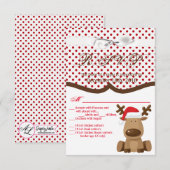 3.5x5 R.S.V.P. Kaart XMAS Vrachtwagen Kerst Buffel (Voorkant / Achterkant)