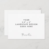 3,5x5" RSVP bijlage kaart afdruk sjabloon