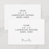 3.5x5" RSVP Bijlagekaart Afdruksjabloon Kaartje (Voorkant / Achterkant)