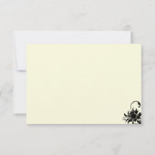 3,5x5 Vintage noir ivoire RSVP (Dos)