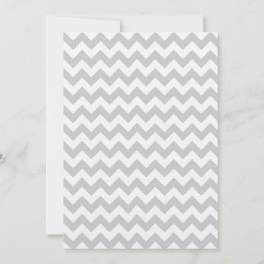 3.5x6 Carte de direction Chevron Gris Gris Gris Ja (Dos)