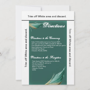 3.5x6 Carte d'itinéraire Plumes de caille d'animal