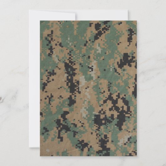 3.5x6 Carte d'orientation Marine DIGITAL IMPRIMER (Dos)