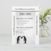 3,5x6 Cartes de direction - Mate de pingouins pour (Debout devant)