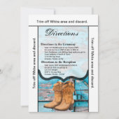 3.5x6 Directions Carte Bleu Botte de porte de gran (Devant)