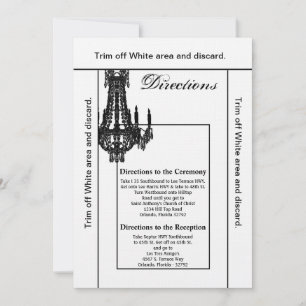 3.5x6 Directions Carte Chandelier cristal Glitz Gl