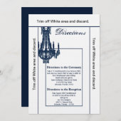 3.5x6 Directions Carte Chandelier cristal Glitz Gl (Devant / Derrière)