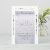 3.5x6 Directions Carte Hiver Wonderland Arbres Nei (Debout devant)