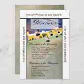 3.5x6 Directions Carte Mason Jar Candle Holders Co (Devant / Derrière)