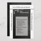 3.5x6 Directions Carte Mason Jar String Lights (Devant / Derrière)