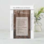 3.5x6 Directions Carte Mason Jar String Lights Gra (Debout devant)