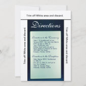 3.5x6 Directions Carte miroir en verre dépoli mode (Devant)