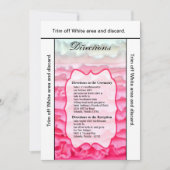 3.5x6 Directions Carte Ombre Stripe Pink Frosting (Devant)