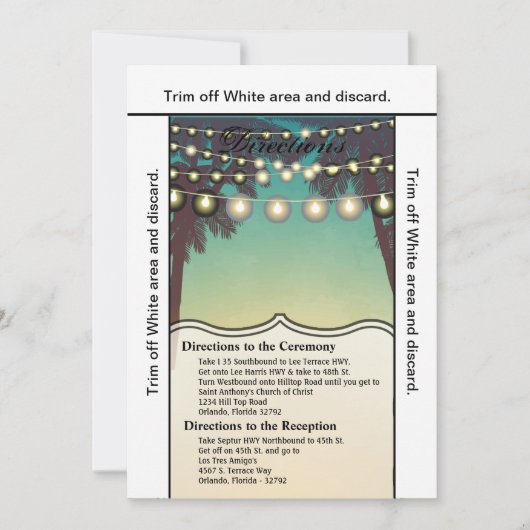 3,5x6 Directions Carte Plage Coucher de soleil Pal (Devant)