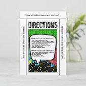 3.5x6 Directions Cartes Bande Dessinée Livre Pop A (Debout devant)