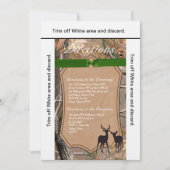 3.5x6 Directions Cartes Chasseurs Camo Camoflauge (Devant)