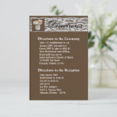 3.5x6 Directions Cartes Mason Pots avec Roses (Debout devant)