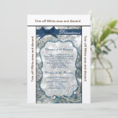 3.5x6 richtingen Kaart Gebarsten Ijs Wintersneeuw (Staand voorkant)