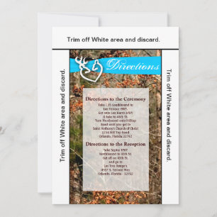 3.5x6 Richtingskaart Herten Koppel Hinde Bok Camo Kaart