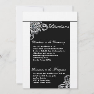 3.5x6 Routebeschrijving Kaart Diamond Sieraden Ket