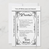 3.5x6 Routebeschrijving Kaart Eet Drink Wees getro (Voorkant)