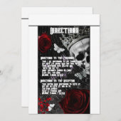 3.5x6 Routebeschrijving Kaart Haunting Adeline Zad (Voorkant / Achterkant)