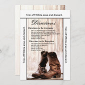 3.5x6 Routebeschrijving Kaart laarzen Landelijk Ru (Voorkant / Achterkant)