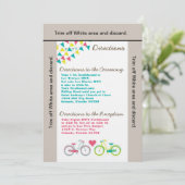 3.5x6 Routebeschrijving Kaart Lovers Bike Bicyc (Staand voorkant)