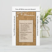 3.5x6 Routebeschrijving Kaart Mason Jar String Lig (Staand voorkant)